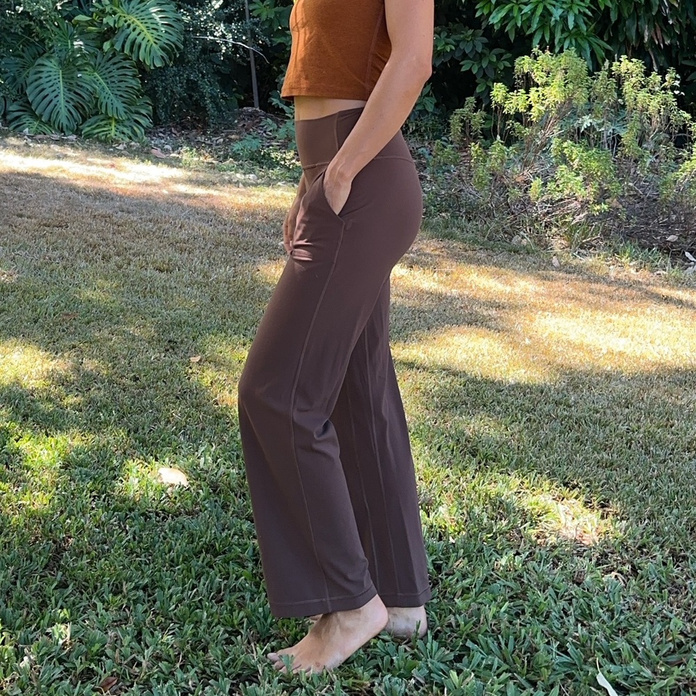 lululemon athletica Brown Wide Leg Pants